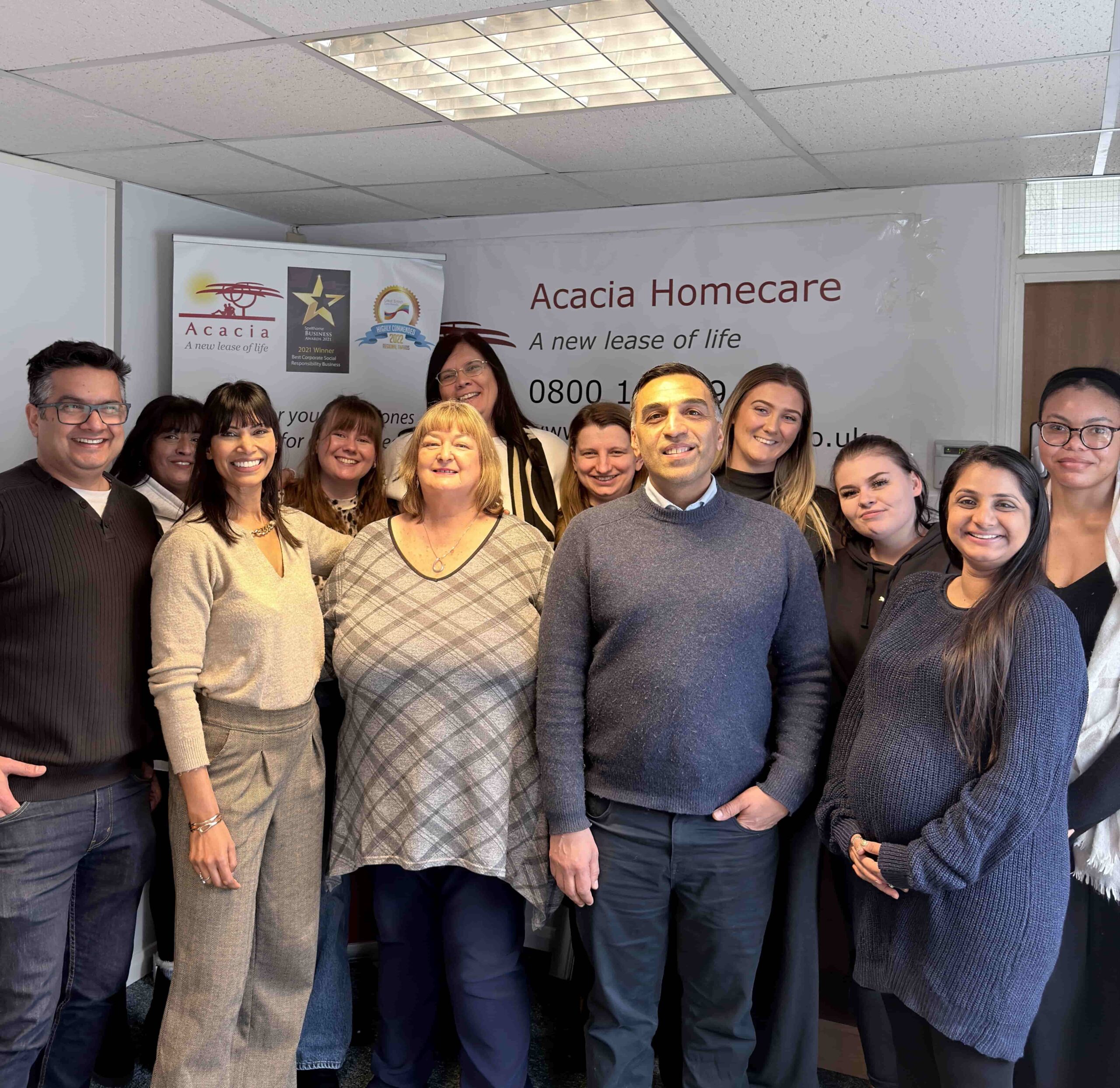 𝐥𝐨𝐜𝐚𝐥 𝐂𝐨𝐮𝐧𝐜𝐢𝐥𝐥𝐨𝐫 𝐇𝐚𝐫𝐫𝐲 𝐁𝐨𝐩𝐚𝐫𝐚𝐢 visiting the Acacia Homecare Office