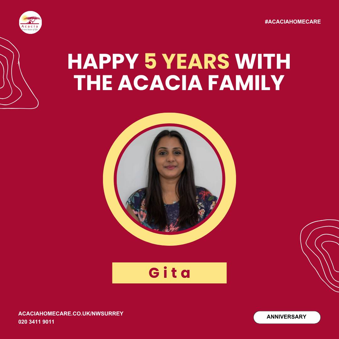 Gita 5yrs Anni with Acacia Homecare