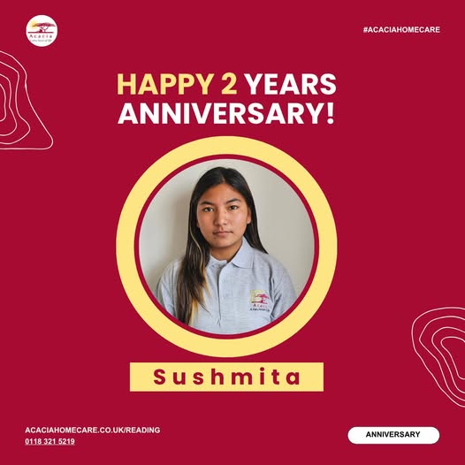 Sushmita's 2 years with Acacia Homecare as a Acacia Angel